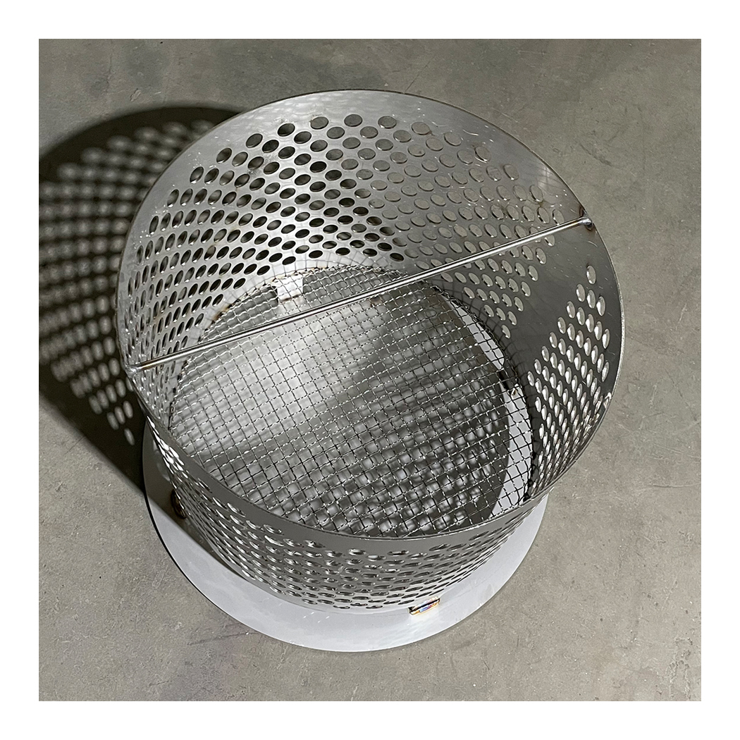 Oem BBQ Bucket Sheet Metal Laser Cutting Punching Bend Welding Fabrication