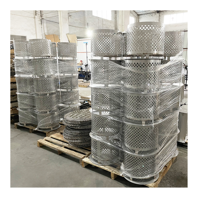 Oem BBQ Bucket Sheet Metal Laser Cutting Punching Bend Welding Fabrication