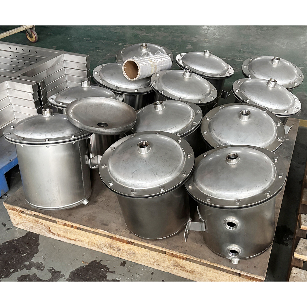 Custom Industrial Boiled Hard Water Ion Exchange Water Tank Filter Housing